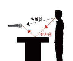 직접음과 반사음의 위상차로 인한 콤 필터링 왜곡